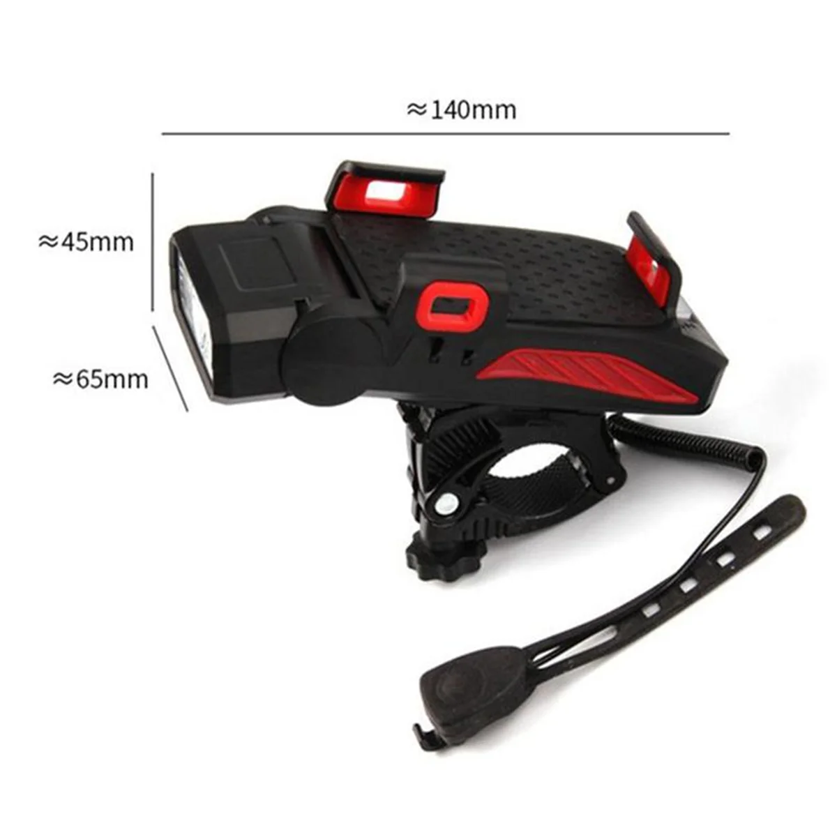 A10RR Multifunctional Bicycle Lighting Lamp, Horn Headlights, Mountain Bike USB Charging Lights, Riding Equipment