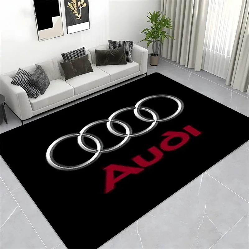 AA-AUDI Logo Logo grande tappeto, soggiorno camera da letto divano tappeto, tappetini, tappetino da bagno, poaymat decoracion