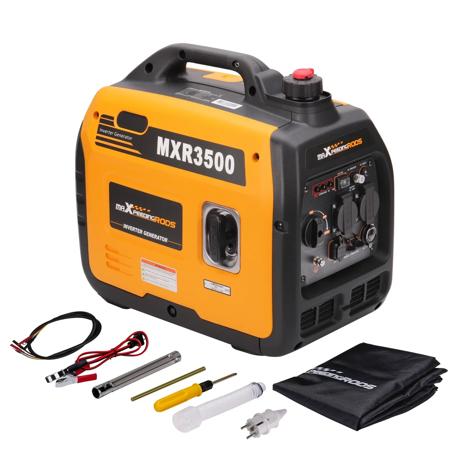 'For Maxpeedingrods Factory 3.3KW CE Portable Power Petrol  Generators Inverter with Stocks