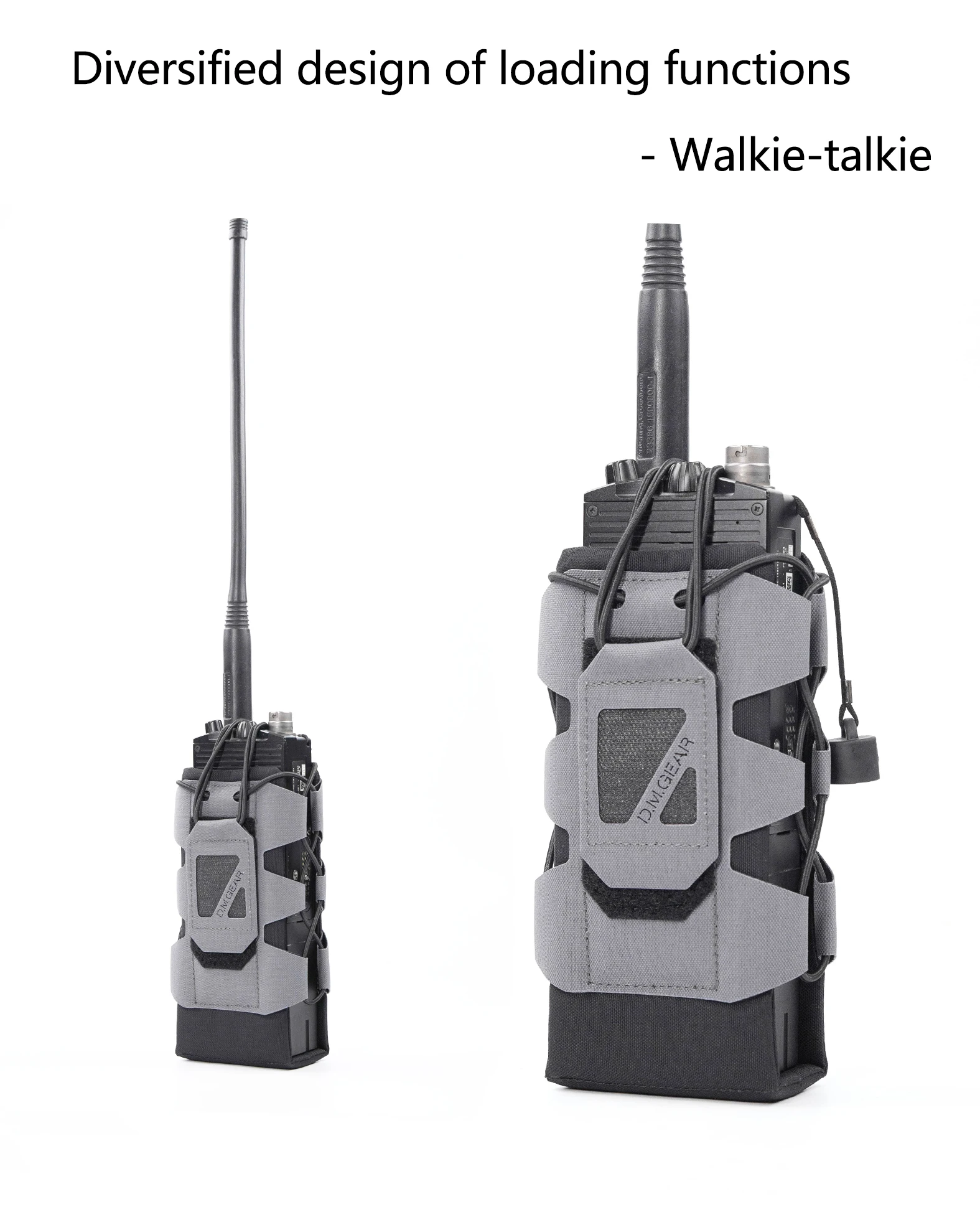 DMGear-bolsa de agua táctica Molle para walkie-talkie, funda de bolsillo, transporte, caza, Camping, Airsoft Gear, deportes al aire libre