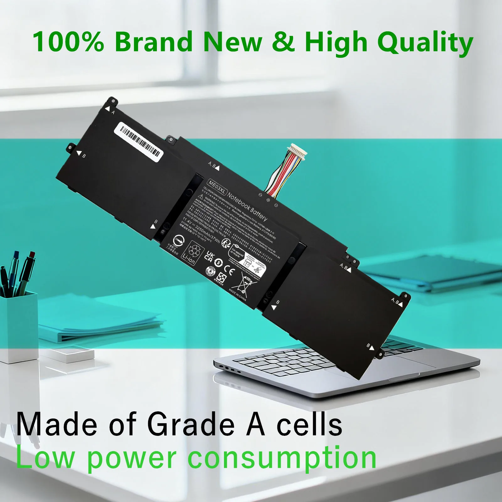 ME03XL Laptop Battery For HP Stream 11 13 13-C010NR Series Notebook HSTNN-UB6M 787521-005 3ICP5/57/81 TPN-Q154 TPN-Q155 TPN-Q156