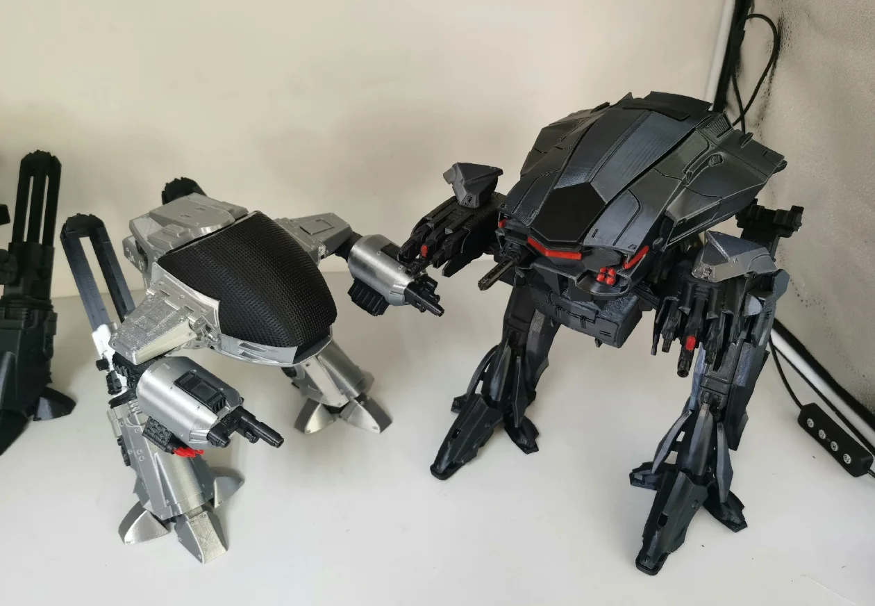 Model Kit Robocop - 3D Printed ED-209 RoboCop DIY Articulated