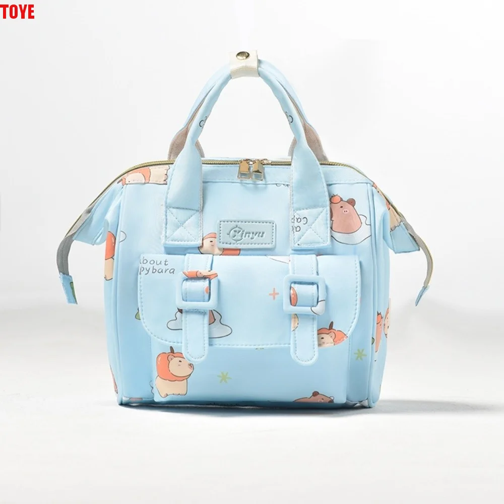 

Рюкзак для мам с мультяшным принтом, многофункциональный, большой вместимости, дорожный, водоотталкивающий, дизайнерский, для беременных, сумка для детских подгузников