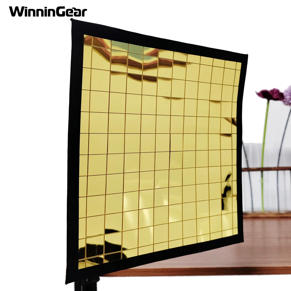 

25*25cm Multi-Angle Refraction Board Light Background Mirror Reflection Kit for Studio Photography Diamond Refraction Board