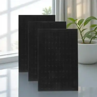 

3Pcs Jewelry Case Insert Sponge Pads Rings Tray Stackable Display Jewelry Storage Holder Mat Ring Holder Insert