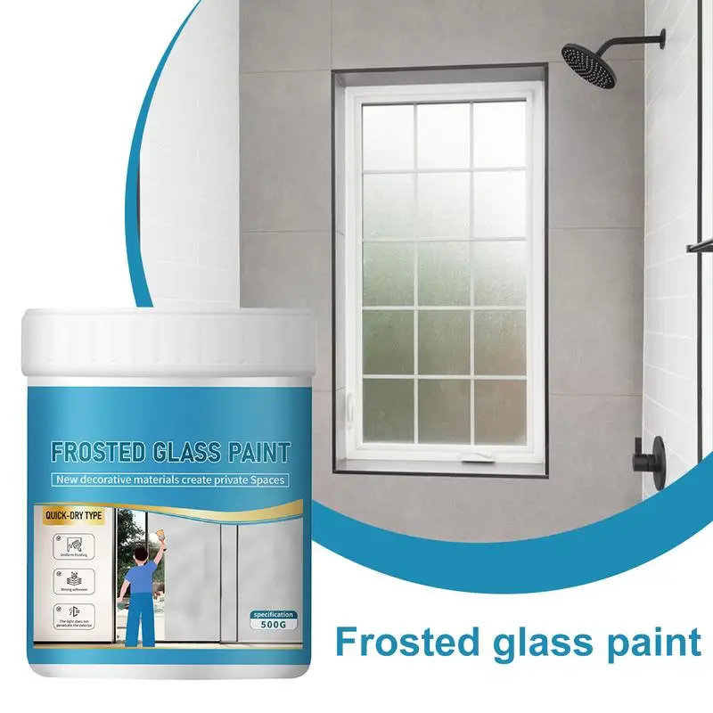 Frosted Glass Film Paint Shading Frosted Glass Paint waterbased Privacy Decorative for Glass Windows Skylights Glass Walls