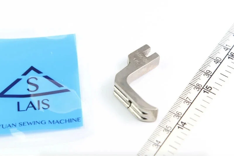 5PCS LAIS BRAND 36069DG(P69D) SOLID PIPING FEET (DOUBLE) OF SEWING MACHINE 1/8 inch SIZE