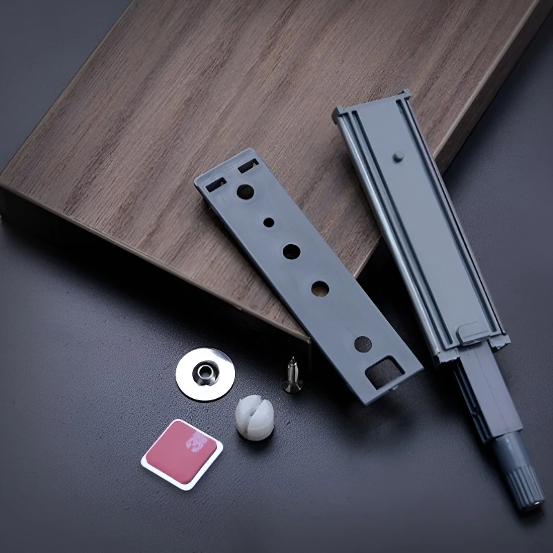 Roestvrijstalen contactloze magnetische kastdeur Duw open dempers 100.000 cycli getest Ontwerp zonder handgreep