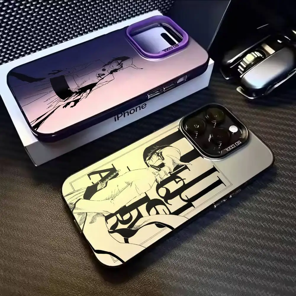

Ulquiorra Cifer B-Bleach M-Manga Phone Case For iPhone 17,16,15,14,13,12,11,Mini,Pro,E,MAX White Candy Matte Cover
