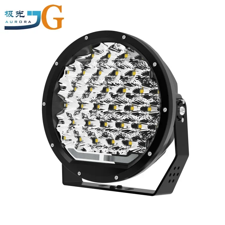 9 Inch 165W Led Driving Light 13500 Lumens Round Off-Road Spot Light With Daytime Running Lamp For Car Truck