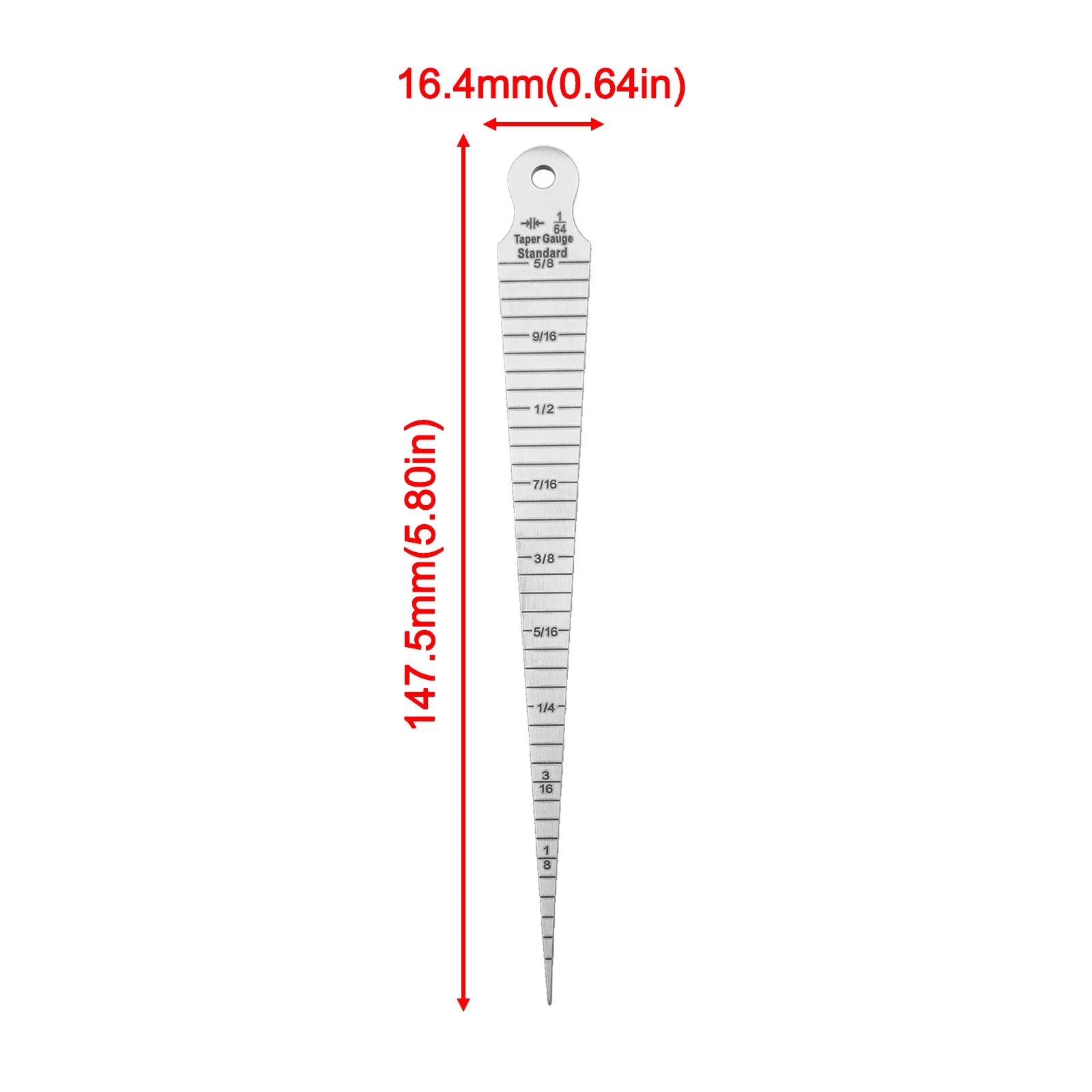 Cylindrical Bore Gauge Calibrator Gauge Feeler 0.7mm, 2mm Feeler Gauge Wide Application Accurate Measurement For Machining Tasks