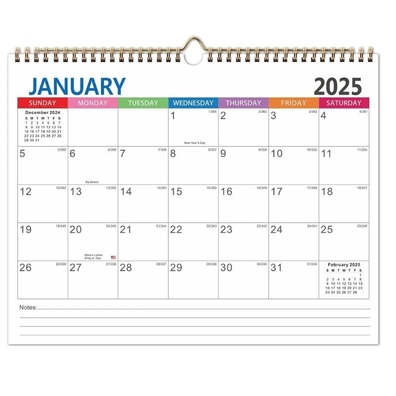 

J0MB 2025 Wall Calendar School Year Calendar Hanging Calendar School Calendar