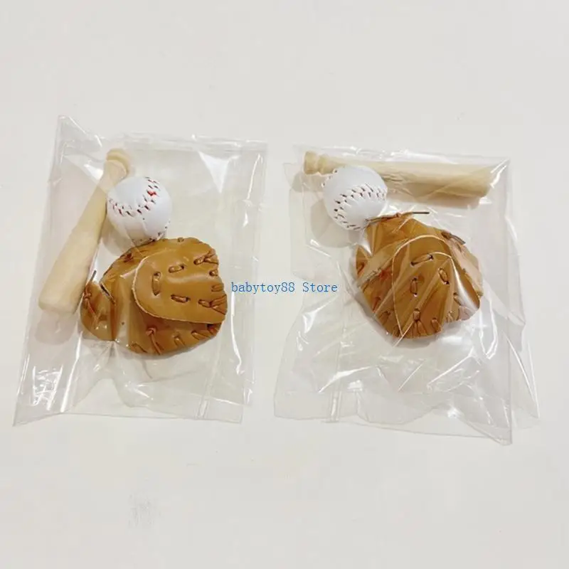 Conjunto adereços suaves para recém-nascidos, mini taco beisebol e luva, sessões fotos estúdio para bebês