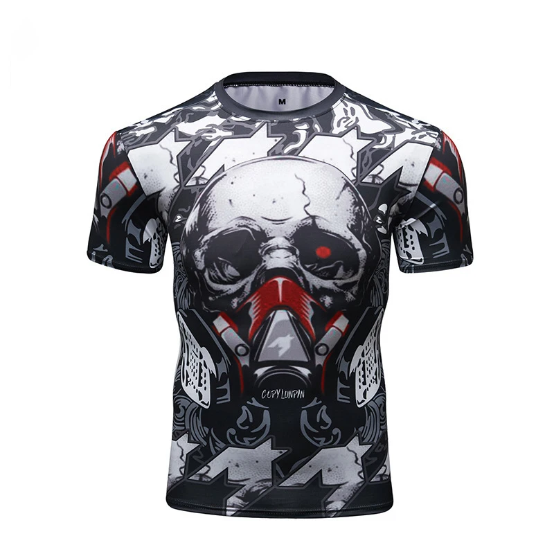

Summer Sports Running Speed Dry Tight Fitting Men's Short Sleeved T-shirt Training Fitness Breathable Sweat Absorbing Large Top