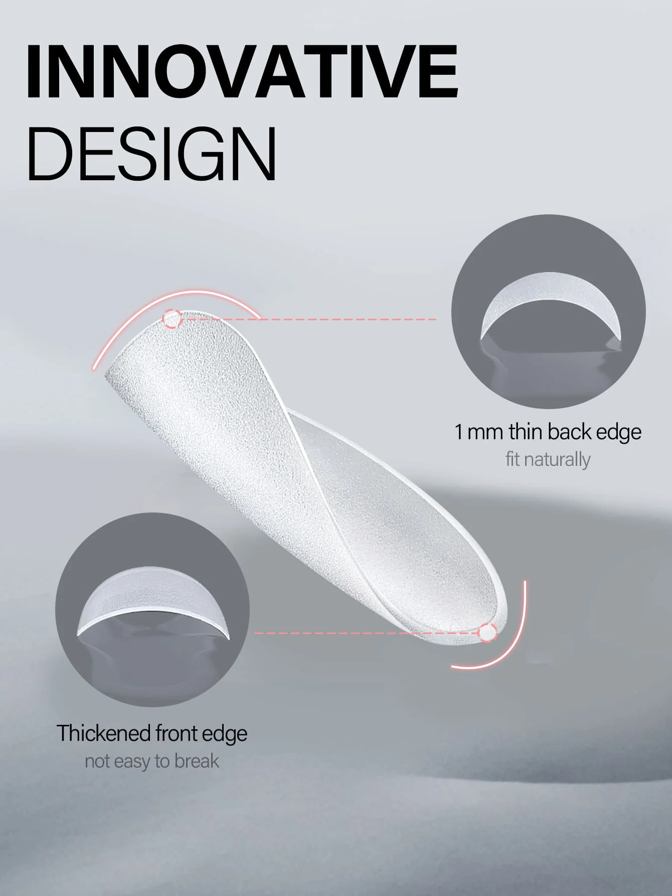 HOTWAY 300pcs Square Oval Almond Shaped T-Shaped Acrylic Nail Tips, 15 Sizes, Matte Solid Color, Short to Medium Length, Sturdy