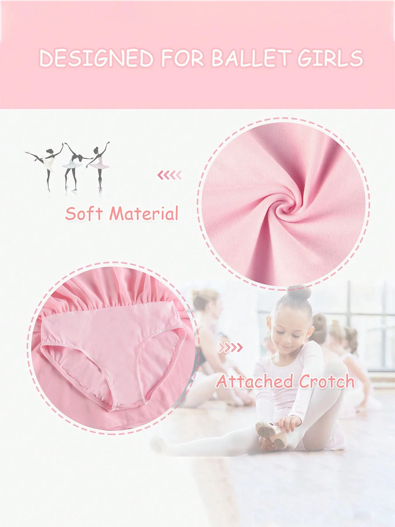 Mädchen Ballett-Tanzanzug Niedlicher Schmetterling Rückenfreier Chiffon-Rock Kinder Tanzkleid – Detail 8