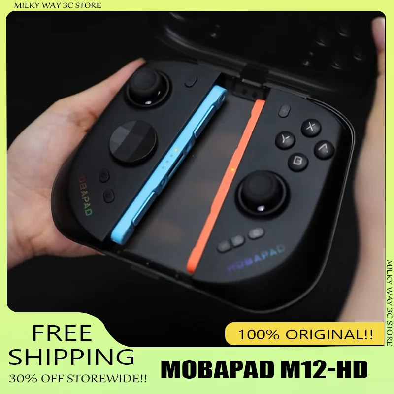 MOBAPAD Gen3 M12HD Wireless Joycon for Switch 2 TMR Joystick HD Vibration Mechanical Buttons Remap Macro  Gamepads Accessories