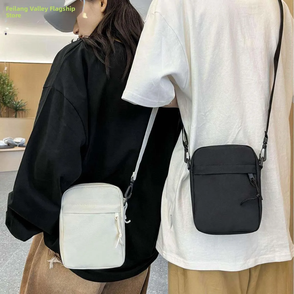 

Casual Crossbody Bag for Men Summer 2026 Mobile Phone Single Shoulder Backpack Leisure Hobo Bag Female Suitable Daily Use