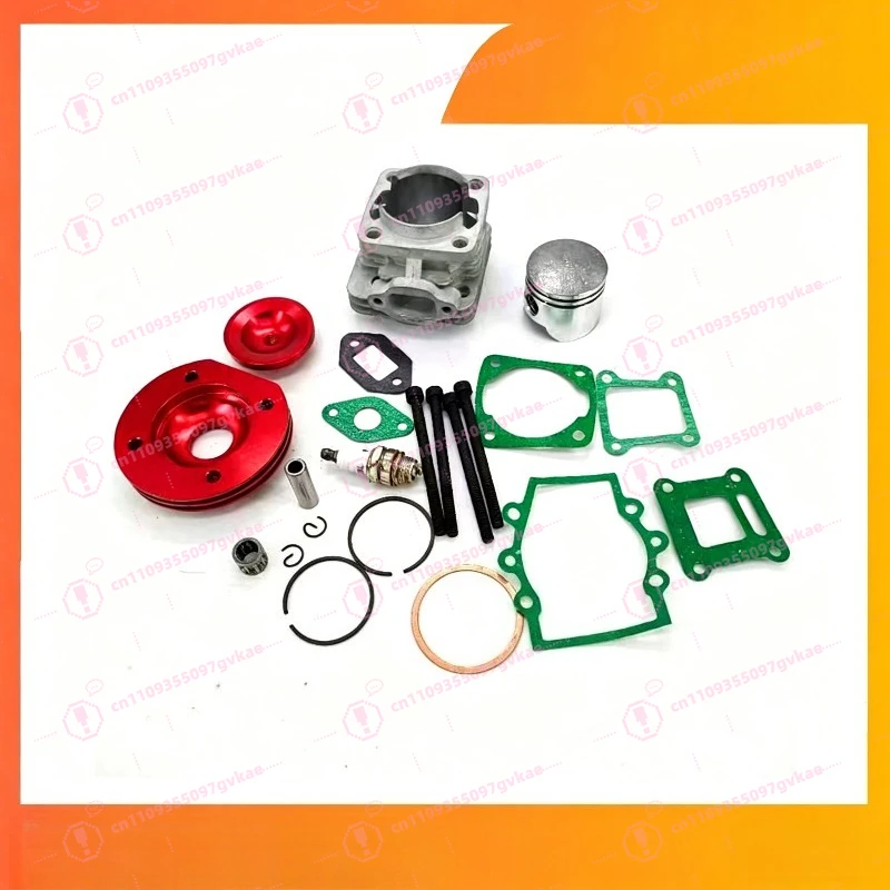 CNC Cylinder Head Assembly for 49cc 2-Stroke Mini Motorcycle Engine Cylinder Body Piston Kit