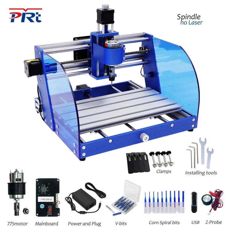 Imagem -03 - Pro 4040 Máquina de Gravura Gravador Router Escultura Fresagem Cnc Laser Mark Grbl Er11 para Madeira Pvc Pcb Couro Mdf Prtcnc3018