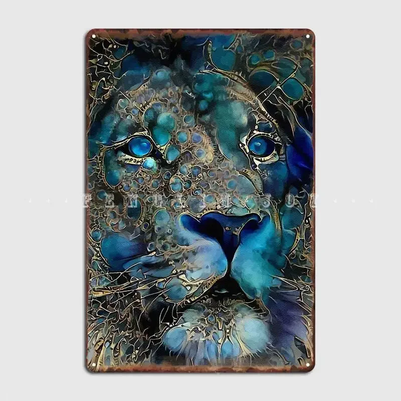 Blue Rey Discuting Valentine Animal Interface Léa Roche Customs Poster, Metal Plaque, Club Bar Printing Plaques, 18 Sign Posters