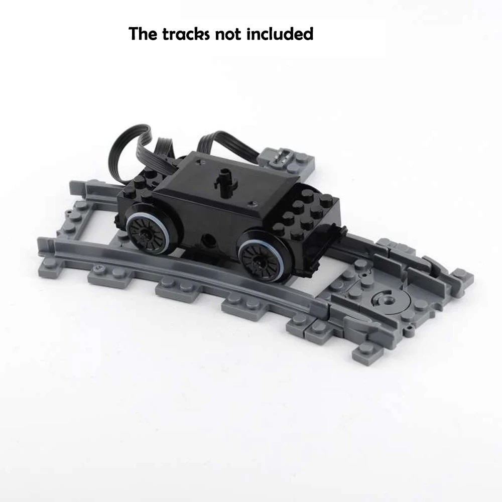 High-Tech MOC Train Motor Set Bricks Kit AAA Battery Box IR Speed Remote Control Building Blocks 88002 88000 funzioni di alimentazione