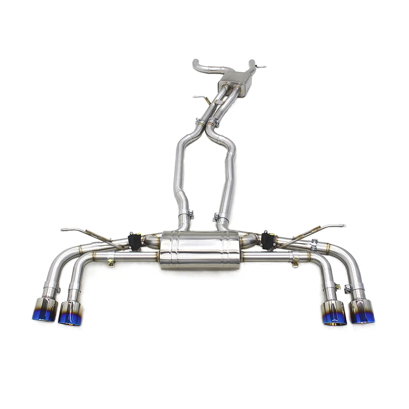

LXBY-Performance Catback For PORSCHE Cayenne TURBO S 957 4.8T 2007-2010 Upgrade Valvetronic Exhaust Muffler Escape Exhaust Syste