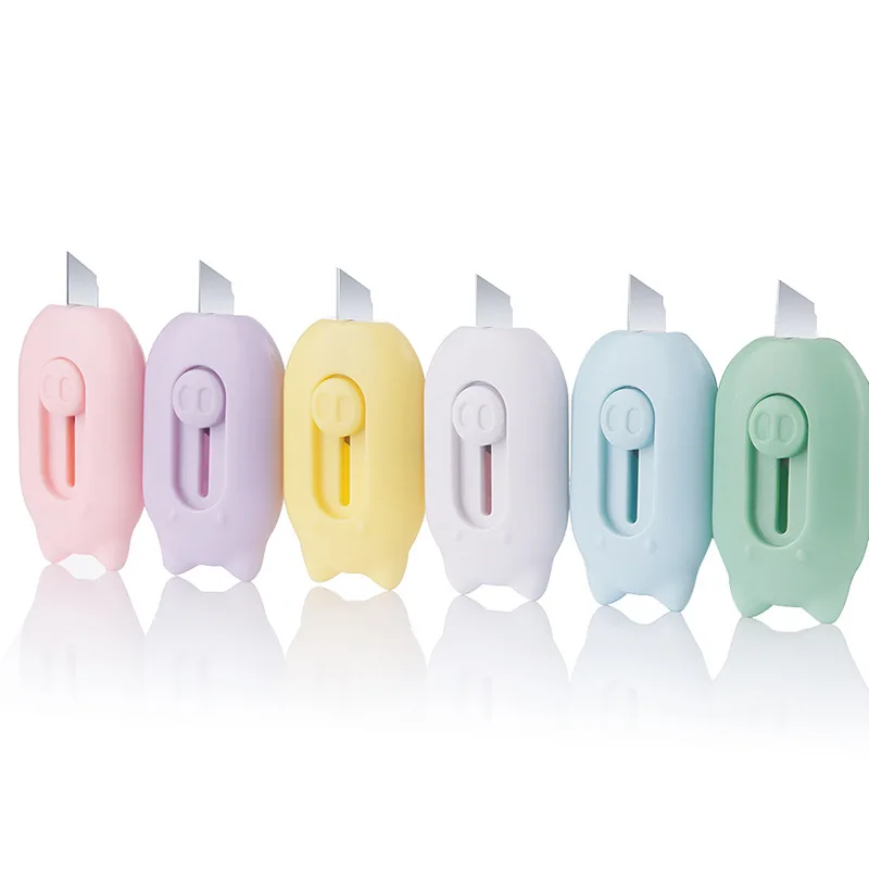 Creative Mini Cartoon Utility Knife Convenient High Appearance DIY Handcraft Paper Cutter Office Express Unboxing Tool Gadget