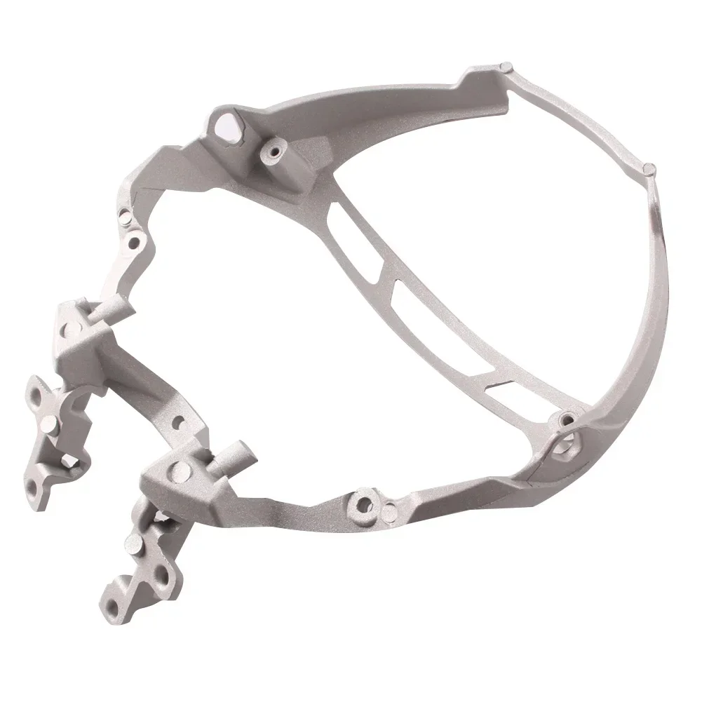 Untuk Ducati Monster 696 659 795 796 Lampu Depan Sepeda Motor Braket Cowl Tetap Fairing Depan Perak