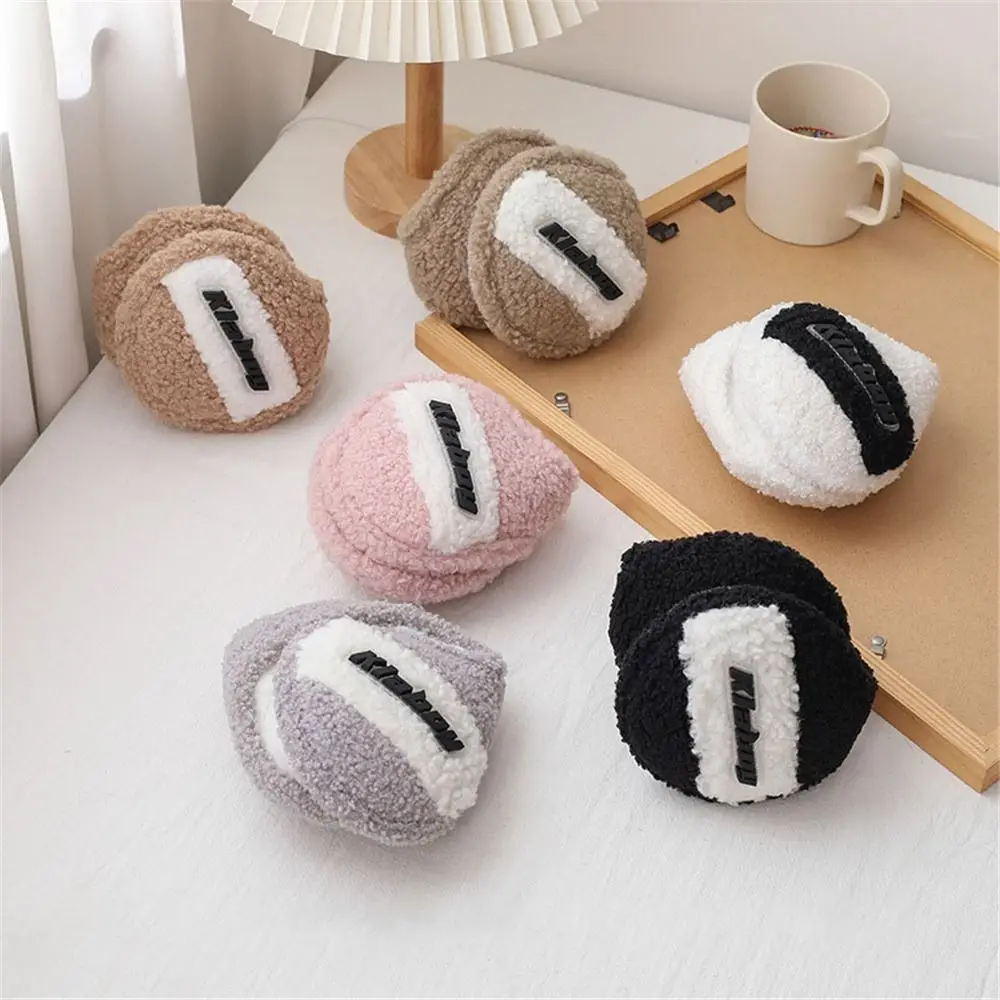 

Теплые флисовые наушники унисекс, мягкие пушистые регулируемые наушники, уличные грелки для ушей, складные зимние наушники для женщин и мужчин