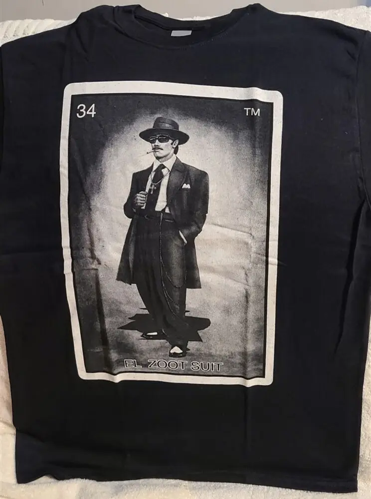 EL ZOOT SUIT PACHUCO MEXICO MEXICAN LOTERIA CARD CHUCO T-SHIRT