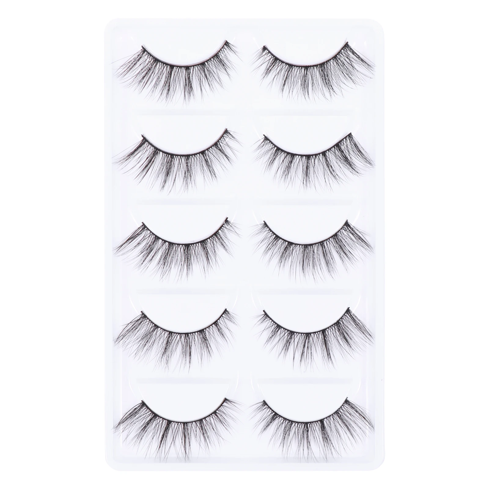 Gefälschte Wimpern 6D dicke handgemachte Kreuz Design natürliche falsche Wimpern für Party Hochzeit tägliche Make-up Schönheit Werkzeug