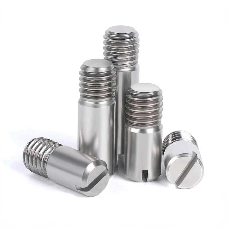 

M2.5M3M4M5M6M8304 Stainless Steel Cylindrical Pin GB878 External Thread Cylindrical Pin One-word Groove Positioning Pin