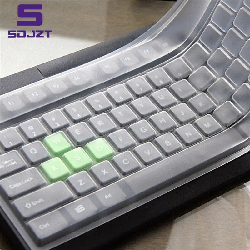 1PC Universal Silicone Desktop Computer Keyboard Cover Skin Protector Film Cover Dust-proof Waterproof Film