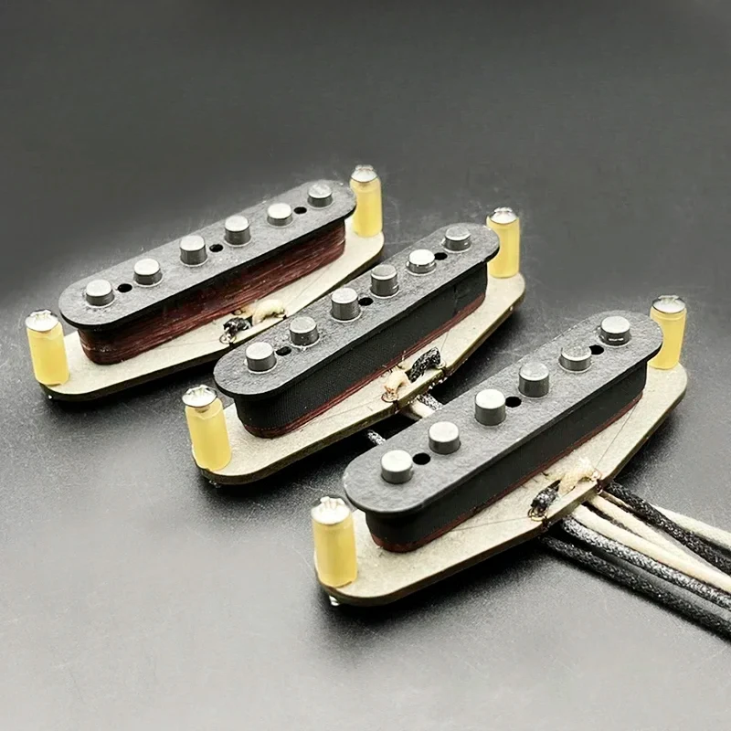 

Alnico 5 Vintage Staggered ST Style SSS Electric Guitar Pickup Handmade SSS 50's Sound Style Electric Anico V Guitar Pickup