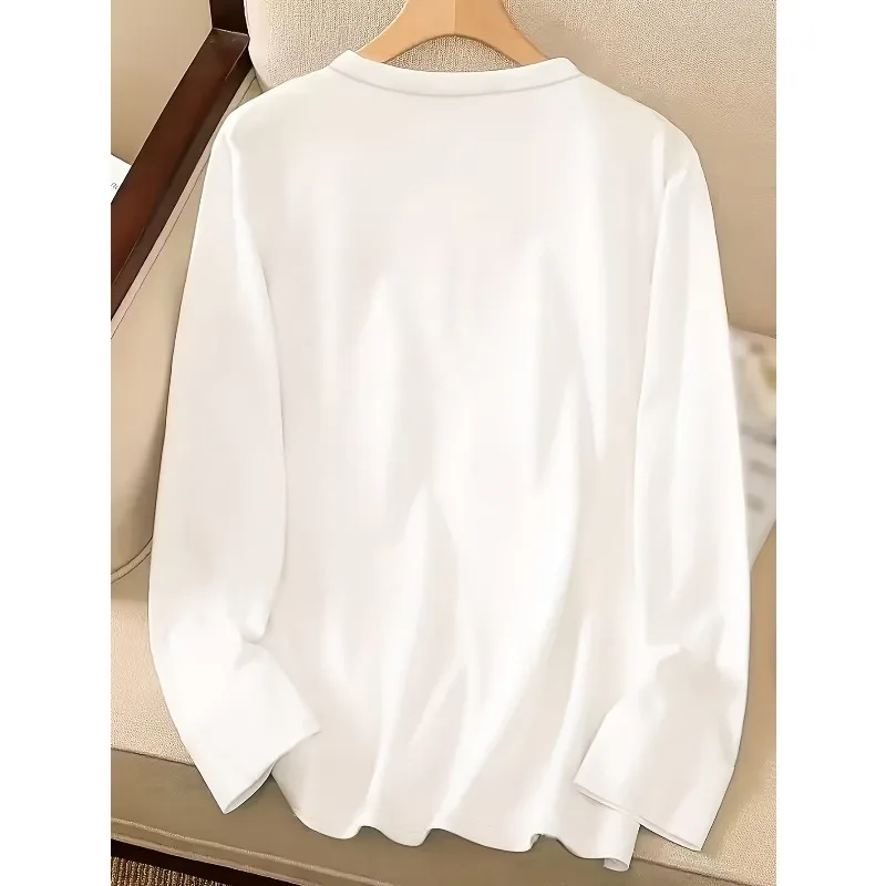 Long sleeved summer T-shirt - Breathable round neck casual streetwear shirt with sky themed print, suitable for fitness