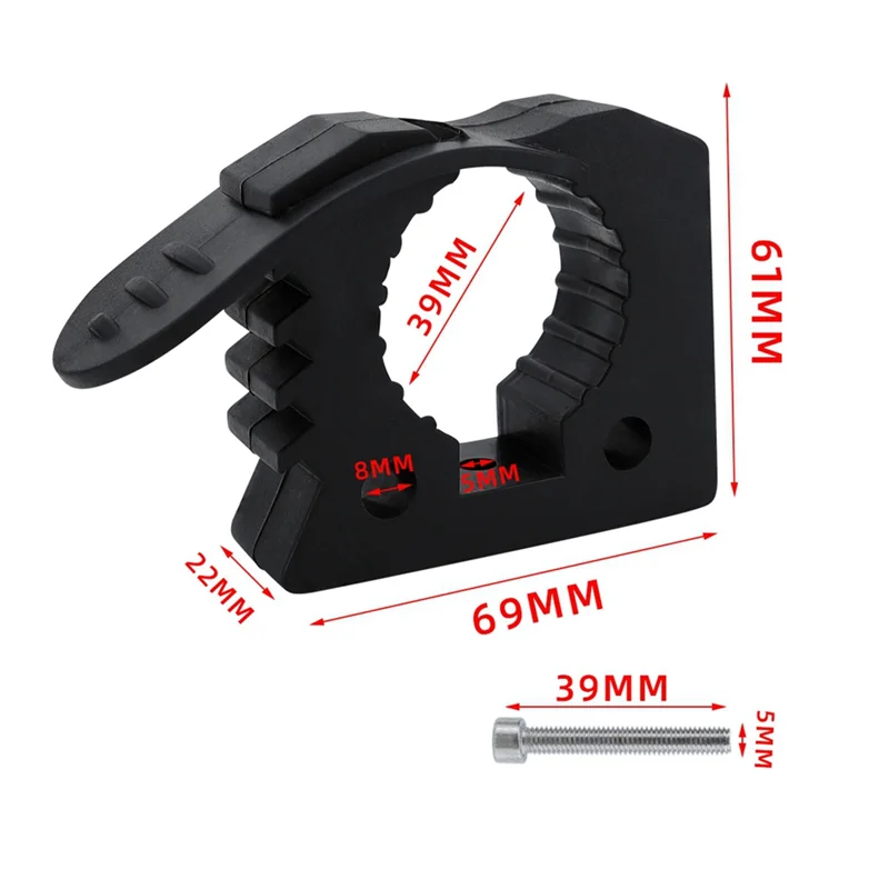 Penjepit Instalasi Cepat Universal yang Tahan Lama Dengan Kit Instalasi Untuk Penjepit Pemasangan Pipa 3-4Cm