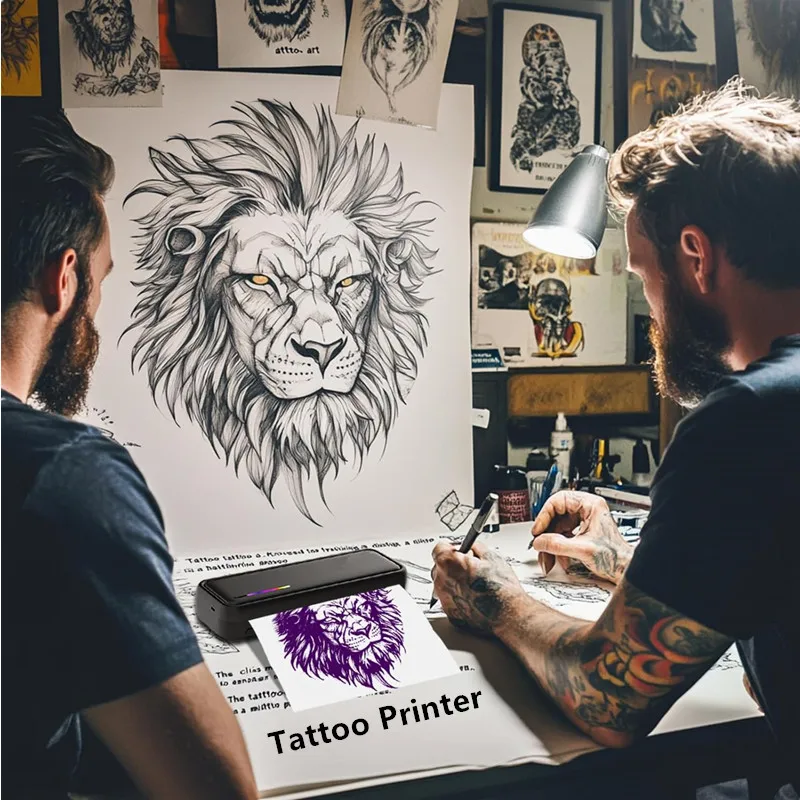 Stampante termica wireless portatile per casa e viaggio Mini stampante Bluetooth senza inchiostro compatibile con 8,5"x11" Lettera USA e formato A4