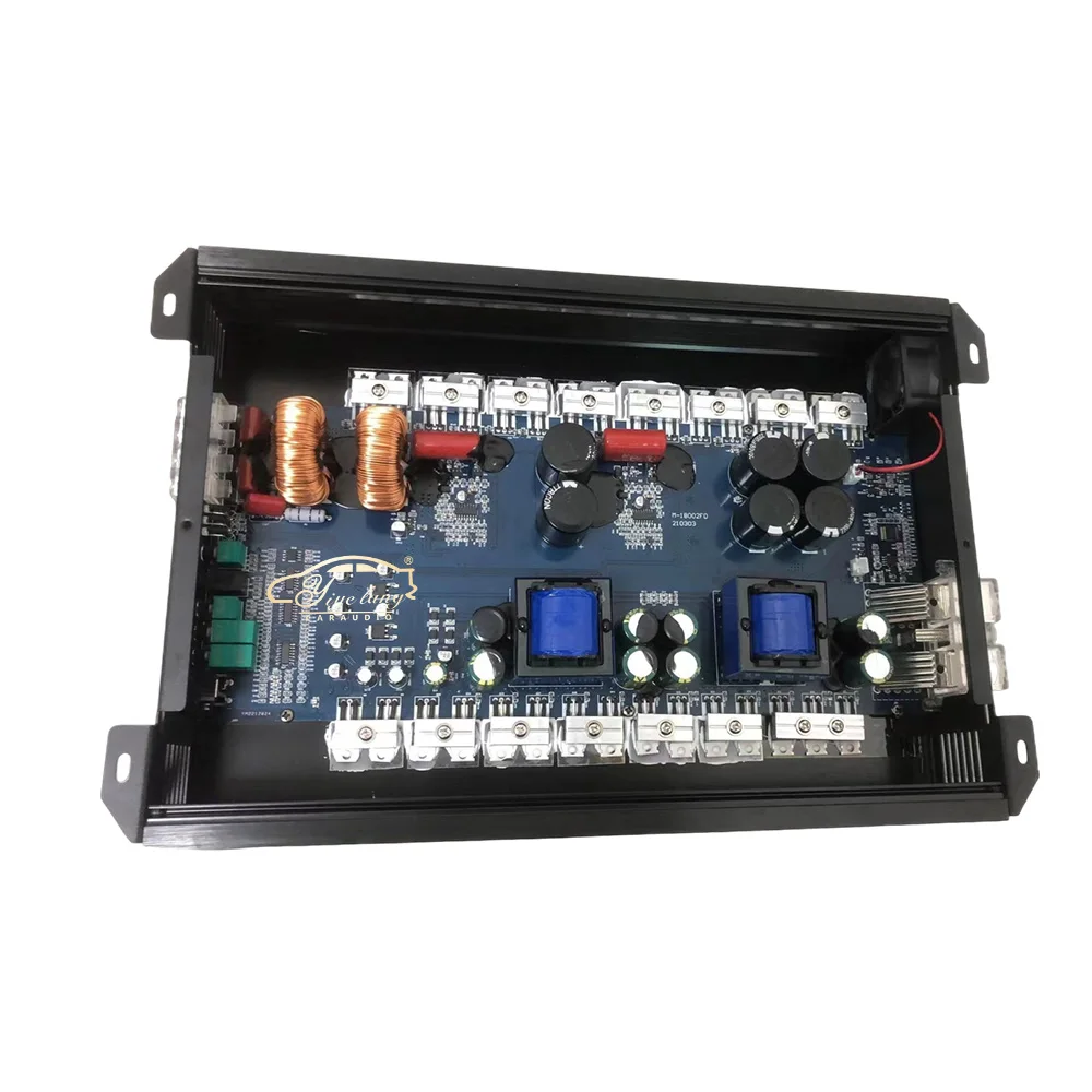 

12V Car Power Amplifier 1800*2W Class A/B Digital Stereo Surround Passive Subwoofer Audio Player for Cars Max