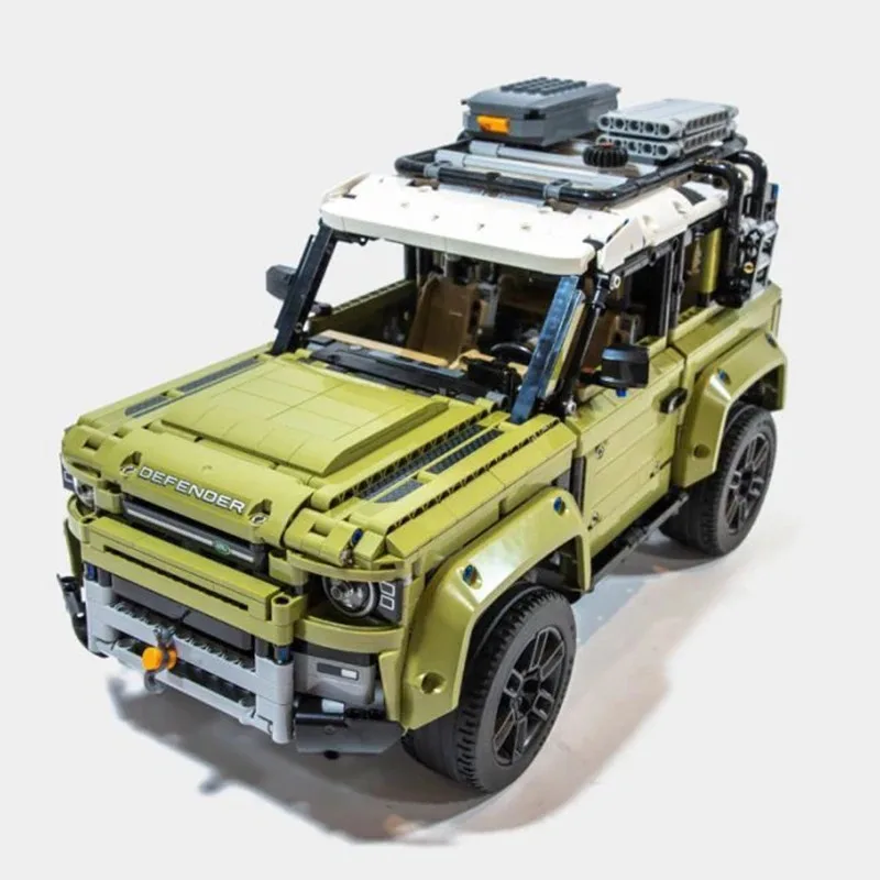 2573PCS Technical 1:8 Land Rover Defender Off-Road Building Blocks SUV Assemble Bricks Vehicle Toys Gift For Children Kids