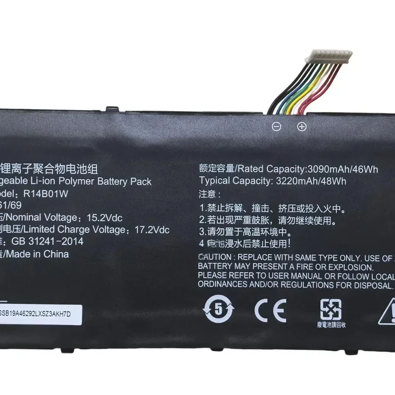 [NEW] for Xiaomi RedmiBook 14 inch XMA1901 XMA2002 R14B01W Laptop Battery