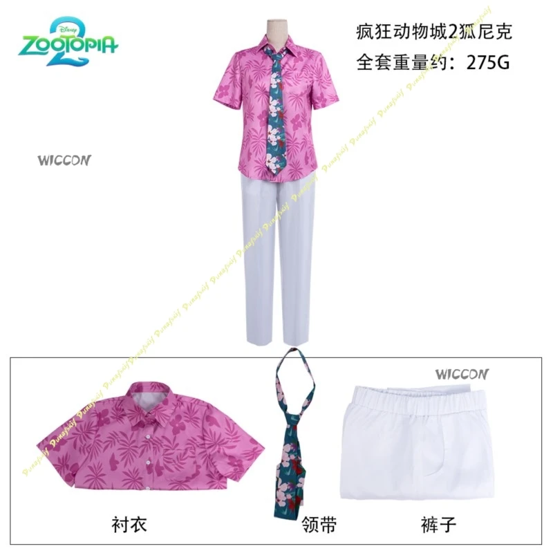 أفلام تأثيري ازياء البدلة الحيوان الثعلب قميص الفتيان النساء التعادل الرجال السراويل الوردي نيك الملبس حديقة الحيوان مرحلة حفلة عيد الميلاد عيد الهالوين