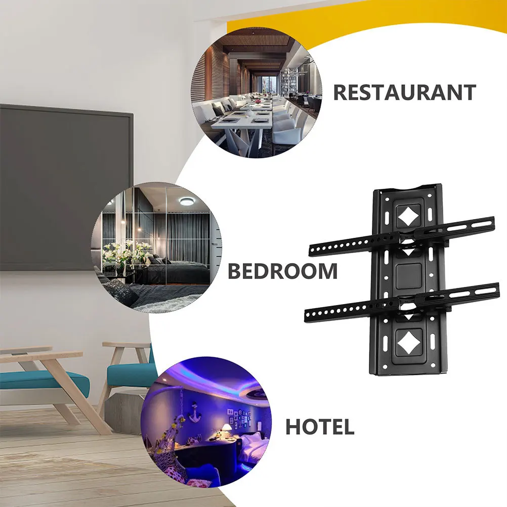 

65 Inch Wall Mount Bracket Heavy Duty Solid Steel Design Easy Installation Stylish Wall Mount for Living Room Bedroom