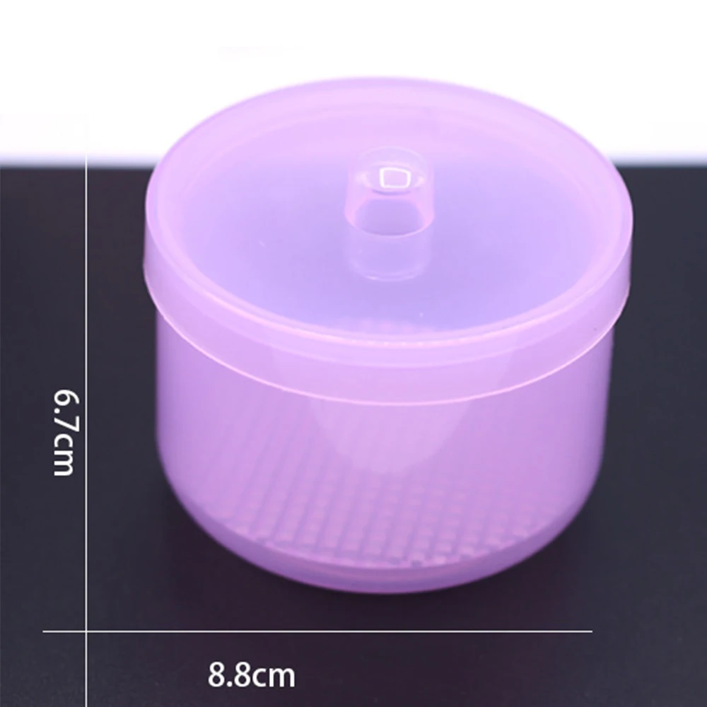 네일 드릴 비트 소독 보관함 다중 구멍 비트 홀더 네일 밀링 커터 핀셋 액세서리 청소 멸균 도구