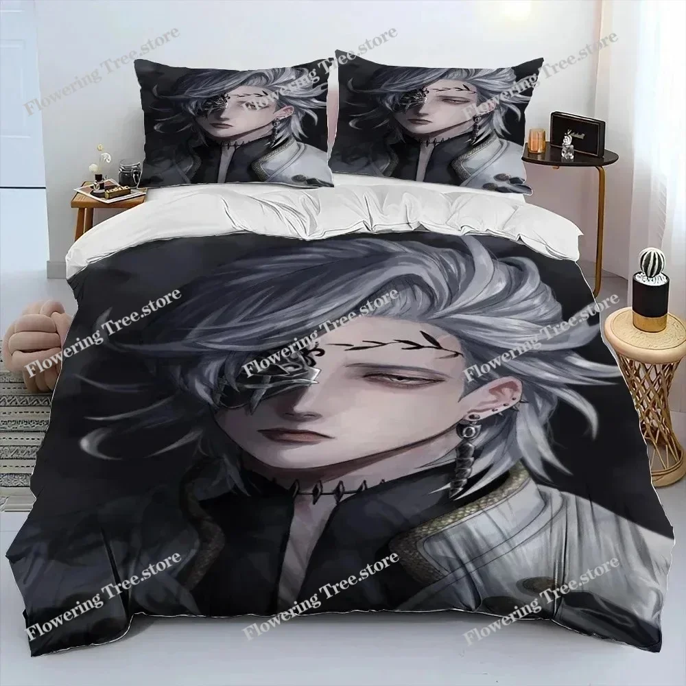 

Anime,Record of Ragnarok,Cartoon Comforter Bedding Set,Duvet Cover Bed Set Quilt Cover Pillowcase,king Queen Size Bedding Set A