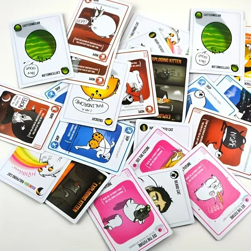 Explosive Kittens: A card game about kittens, explosions, and sometimes goats,