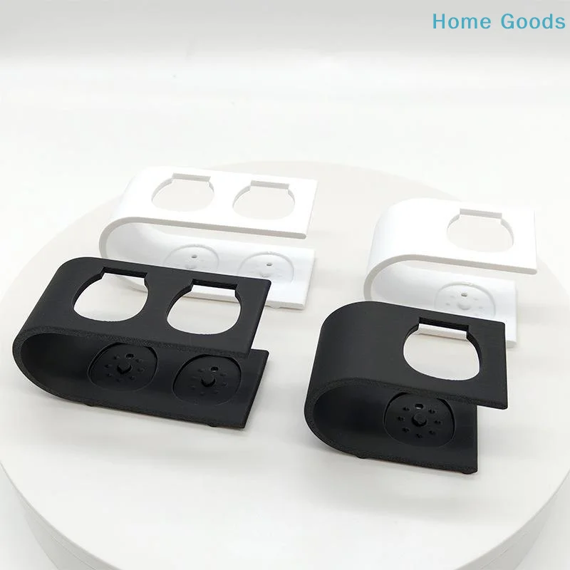 preferred1PC Durable Eco Friendly Dual Hole Electric Toothbrush Stand Bathroom Organizer Toothbrush Desktop Stand Storage Rack