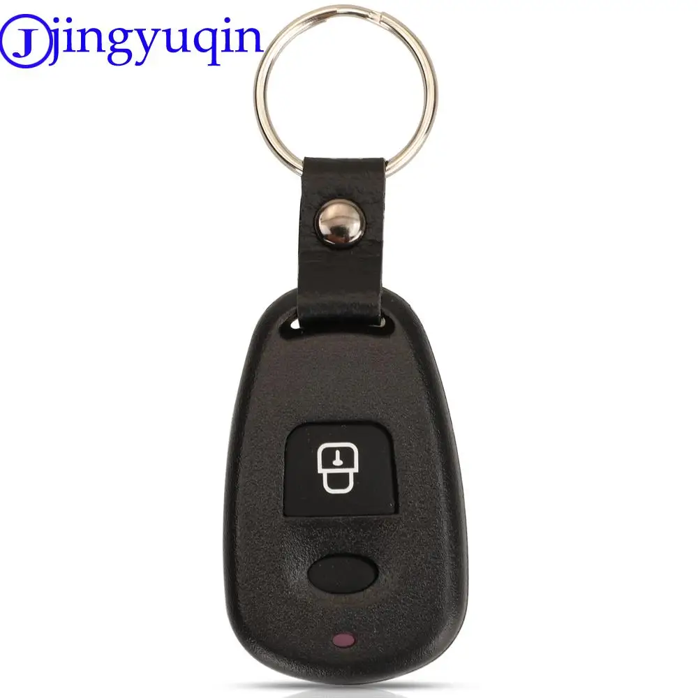 jingyuqin Remote Car Key Shell Case Fob For Hyundai Elantra Sonata Santa For Kia Carens Replacement Cover