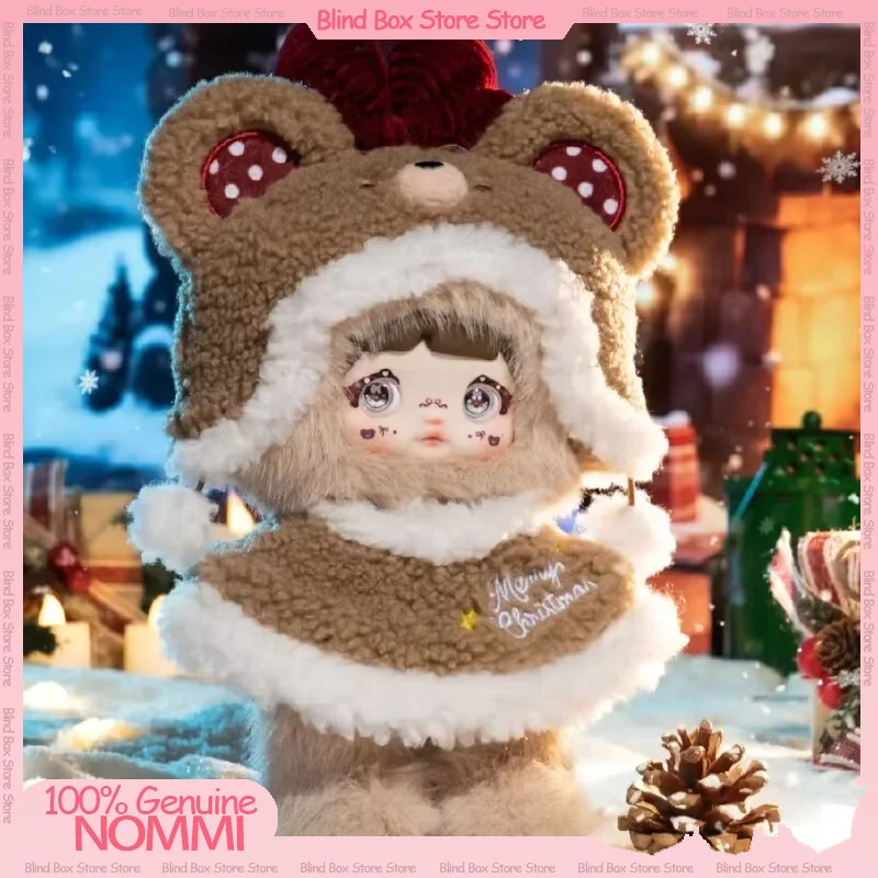 

Подлинная магнитная серия Nommi в канун Рождества, слепая коробка, кавайная коллекция кукол, украшение для рабочего стола, модный тренд, подарок-сюрприз для девочек