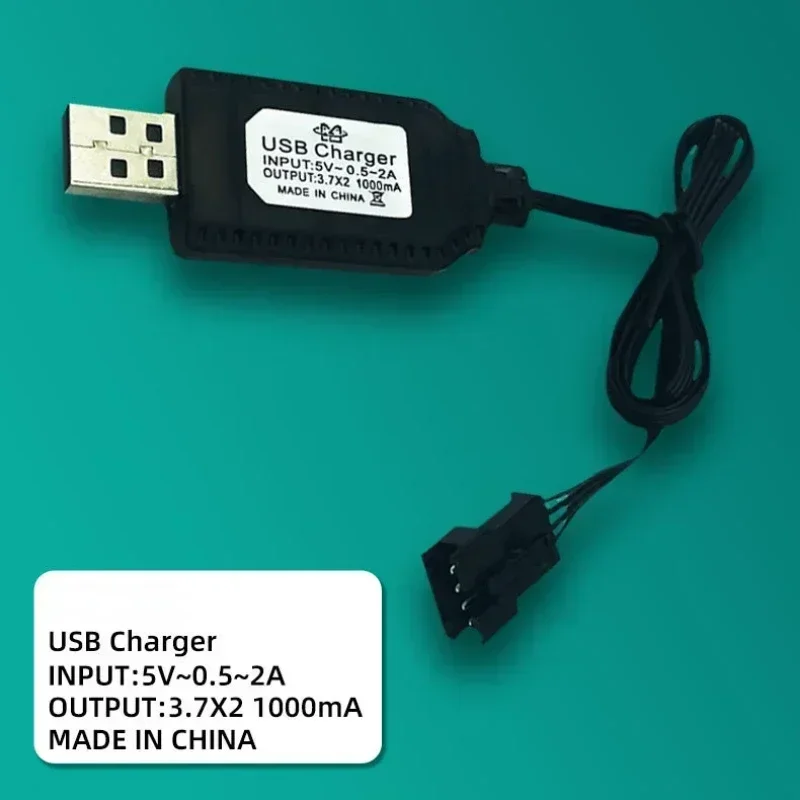 High Quality 7.4V SM-4P USB Battery Cable Charger 18650 26650 21700 Lithium Battery Smart Intelligent IC Protect Battery Charger